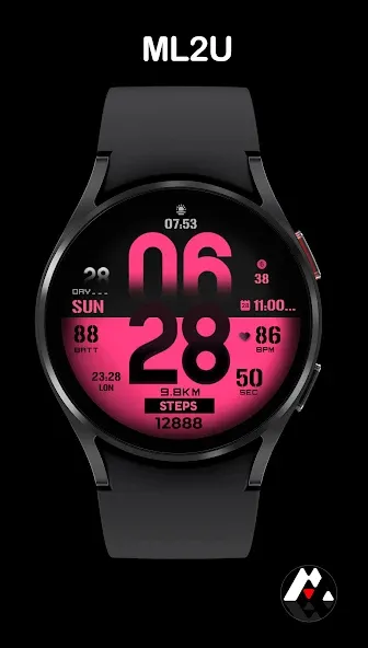 ML2U 152 Watch Face screenshot 6