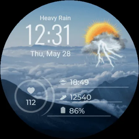 Weather Digital Watch Face screenshot 25