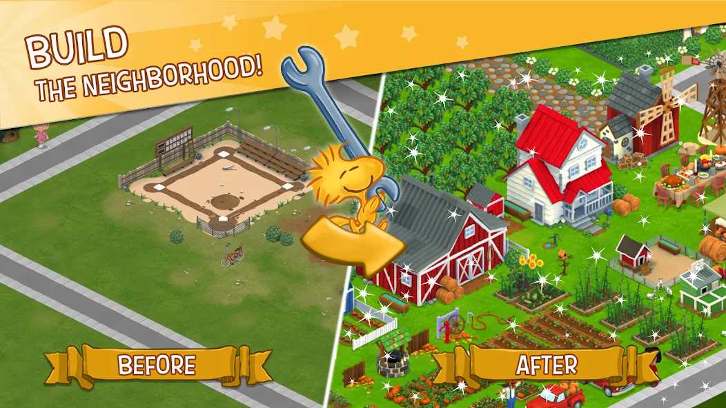 Snoopy's Town Tale CityBuilder screenshot 2
