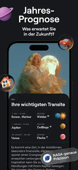 Moonly Mondkalender Mondphasen screenshot 8
