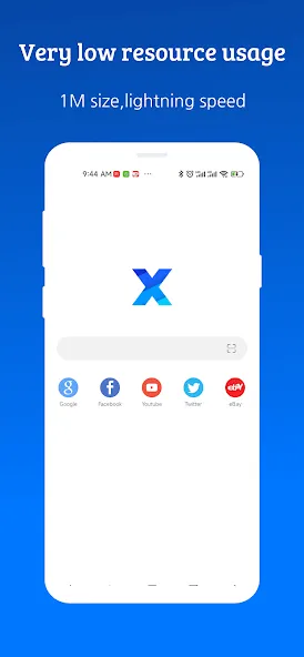 X Browser -Light & Super fast screenshot 1