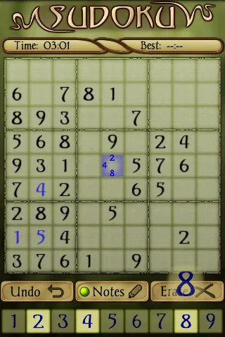 Sudoku Pro screenshot 1