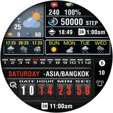 N-SPORT746 Digital Watch Face screenshot 10
