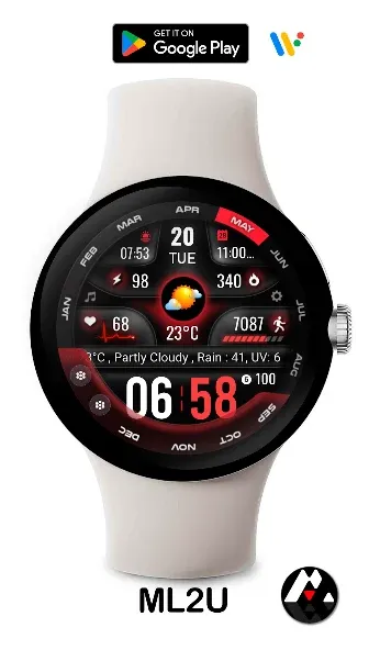 ML2U 230 Watch Face screenshot 5