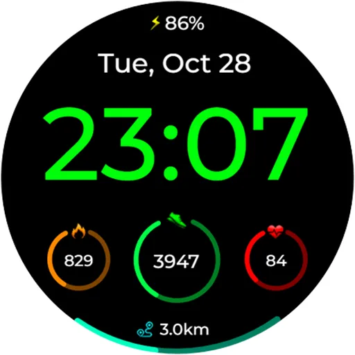 WAXYZ Digital Watch Face screenshot 10