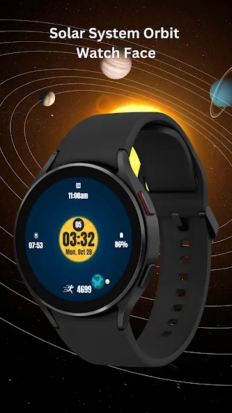 Solar System Orbit Watch Face screenshot 3