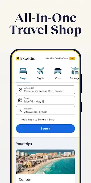 Expedia: Hotels, Flights, Cars screenshot 1