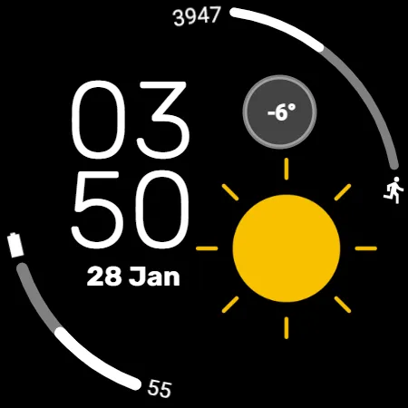 Weather 2 Watch face screenshot 25