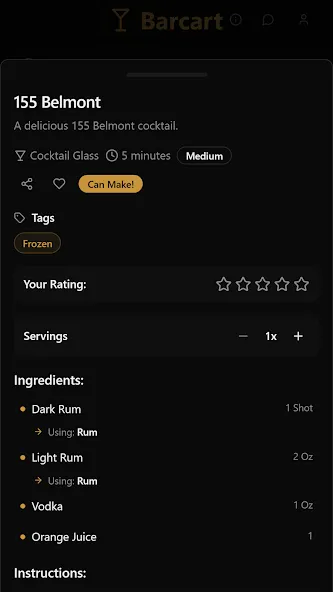 Barcart screenshot 5