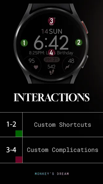 Battery 8 rose gold watch face screenshot 8
