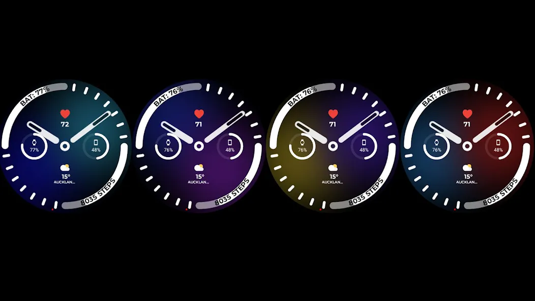 Night ver 42 - watch face screenshot 16