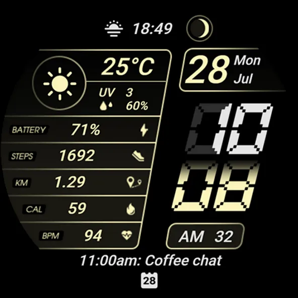 Watch face CNW-45 screenshot 32
