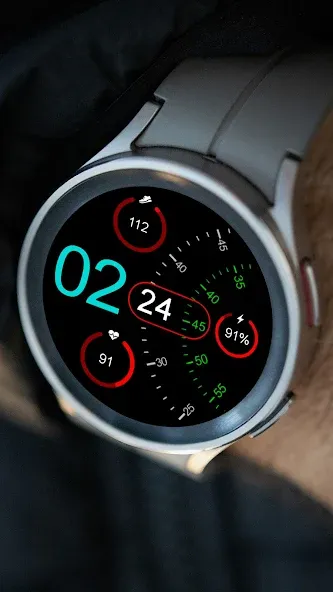 Pixel Rotary URX95 Watch face screenshot 6