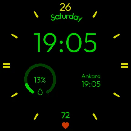 OD27 Black Watch Face screenshot 38