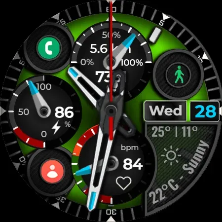 Watch Face CUE153 screenshot 10