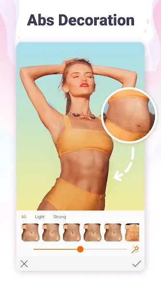 Hotune Body Editor - 페이스 인물사진 screenshot 3