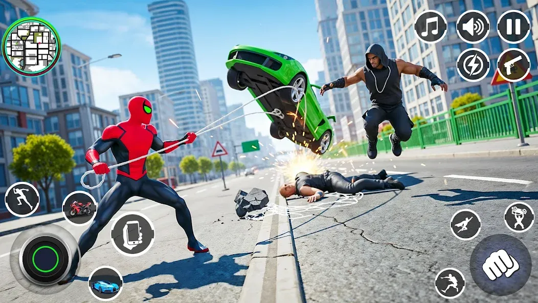 Spider Rope Hero Rescue Game screenshot 3