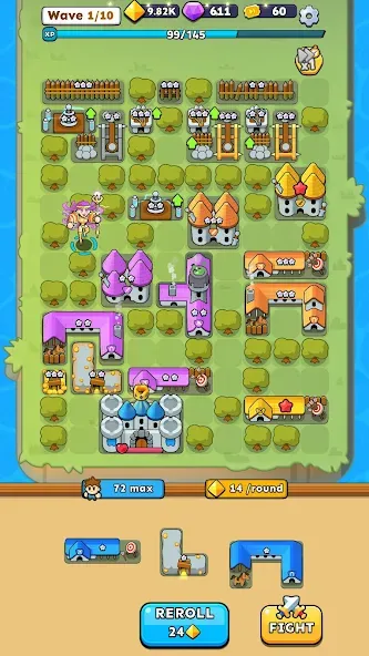 Fortress Merge: Puzzle Defense screenshot 7
