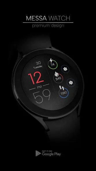 Minimal Digital Watch Sport screenshot 2