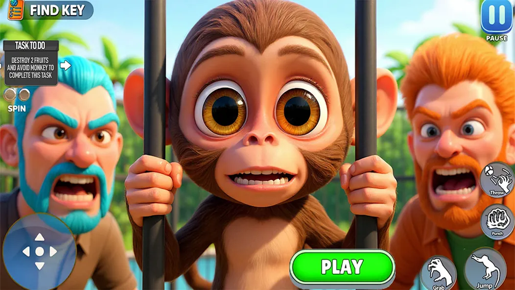 Pranks Monkey Animal Simulator screenshot 3