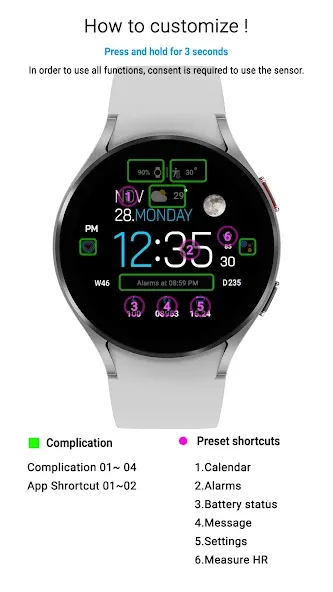 MIMIX MX Pointer G2 Watchface screenshot 6
