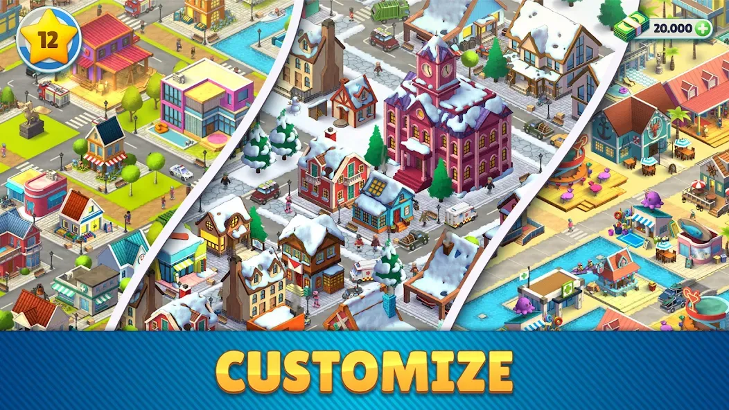Cozy Town: Design a City Sim screenshot 26