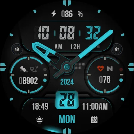 KF160 Watch face screenshot 14