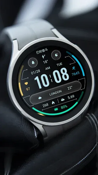 Flat Simple ZKin Watch screenshot 2