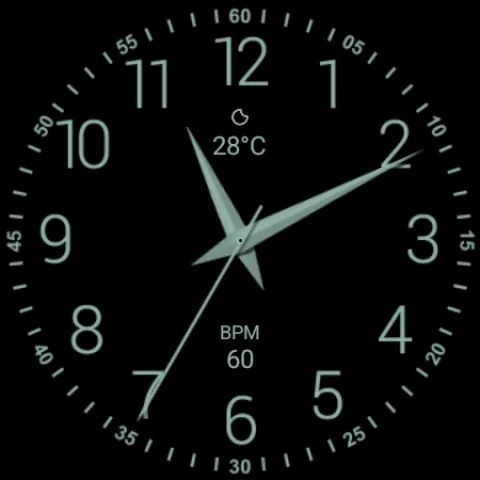 Minimalist Analog M Watch Face screenshot 6
