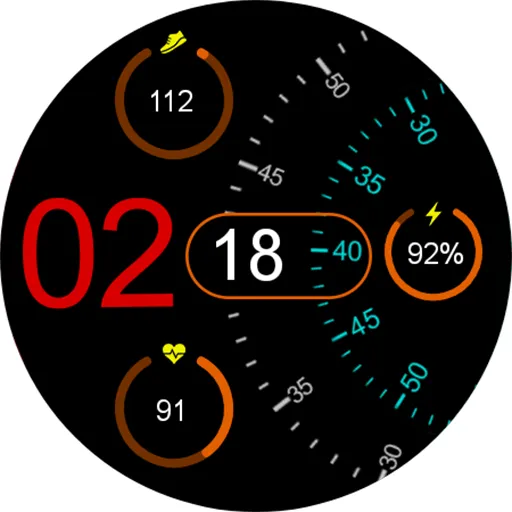 Pixel Rotary URX95 Watch face screenshot 15