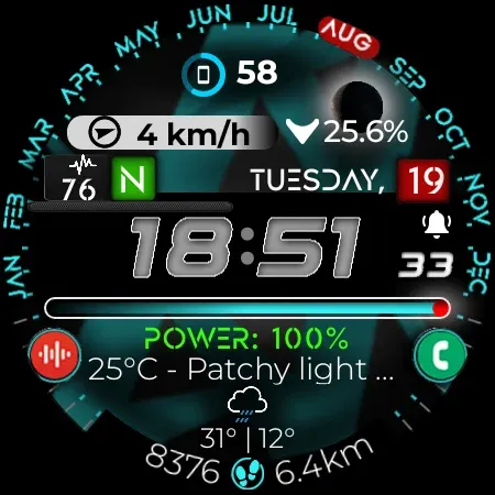 Watch Face CUE161 screenshot 13