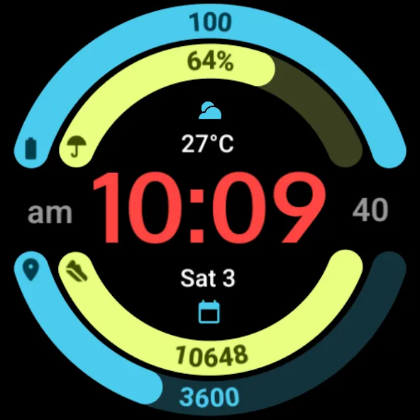 MDS06 Sport Watch Face screenshot 13
