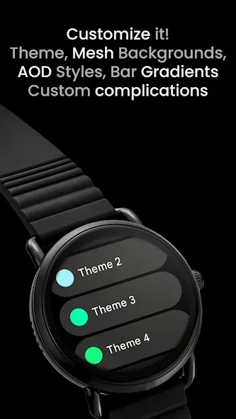 Fit ONE: Watch face screenshot 4