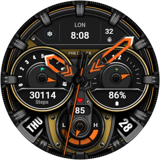 WFP 239 Ultra watch face screenshot 45