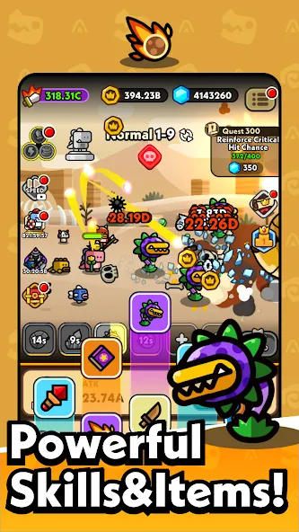 Hero Dino: Idle RPG screenshot 4