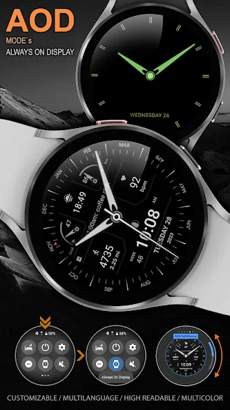 WFP 311 Modern watch face screenshot 16