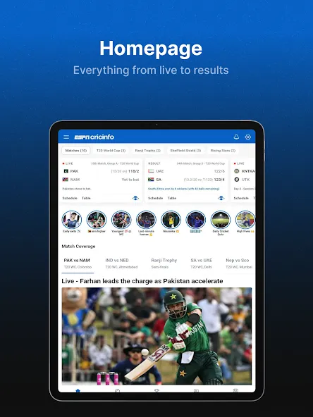 ESPNcricinfo - Live Cricket screenshot 10