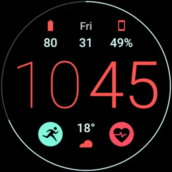 Simple Digital Watch Face screenshot 13