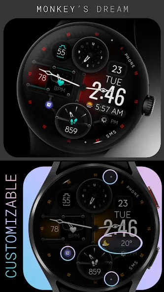 Dream 108 - Hybrid Watch Face screenshot 2