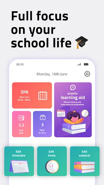 scoolio Pro - school planner screenshot 1
