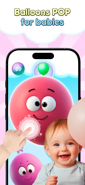 Baby Balloons pop screenshot 6