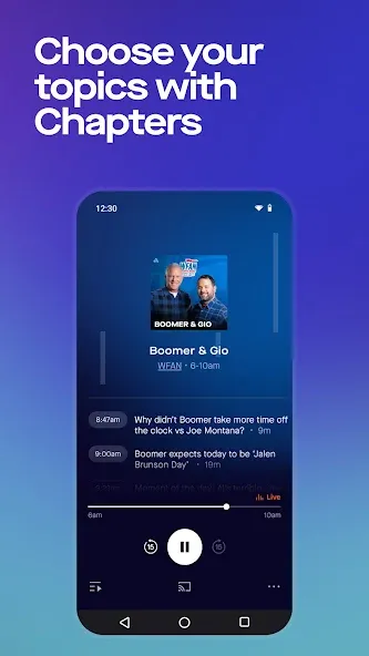 Audacy: Radio & Sports Talk screenshot 6