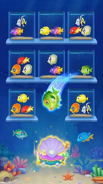 Fish Sort 3D: Match Puzzle screenshot 1