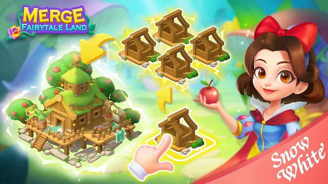 Merge Fairytale Land-EverWorld screenshot 1