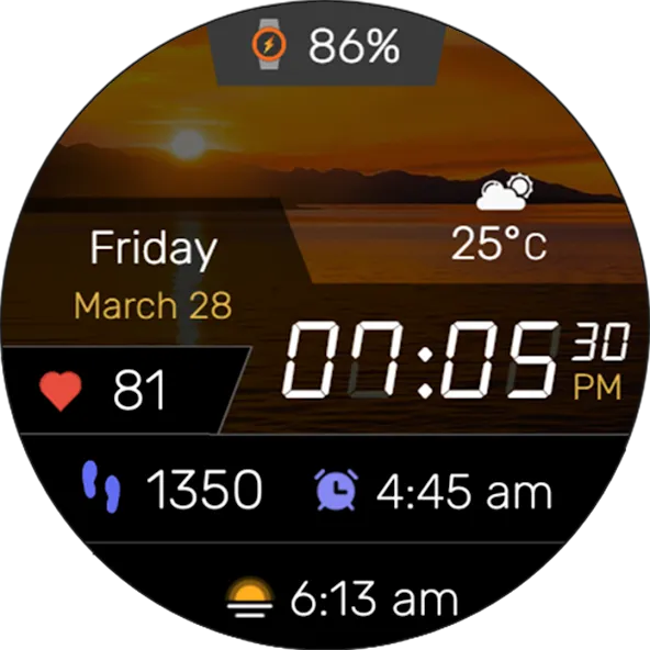 Digitec Pro Watch Face Wear OS screenshot 23