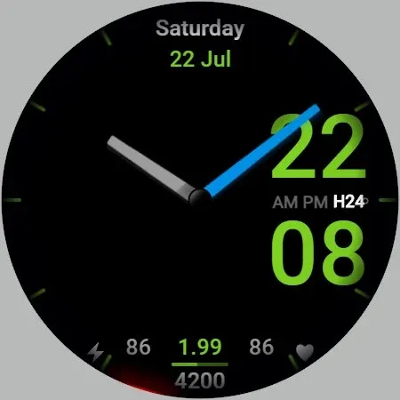 WR 004 Hybrid Watch Face screenshot 27