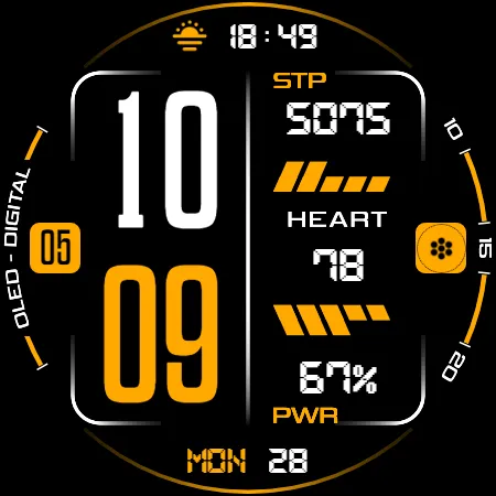 Oled - Digital v3 | watch face screenshot 11