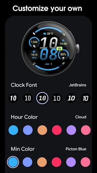 MDS03 Digital Watch Face screenshot 6