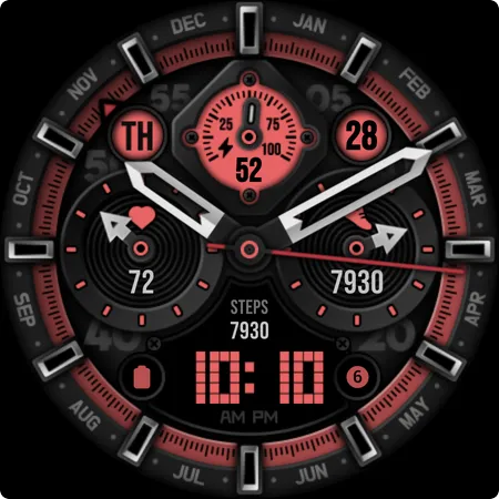 Hybrid power: Watch Face screenshot 11