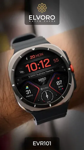 EVR101 Digital Watch Face screenshot 8